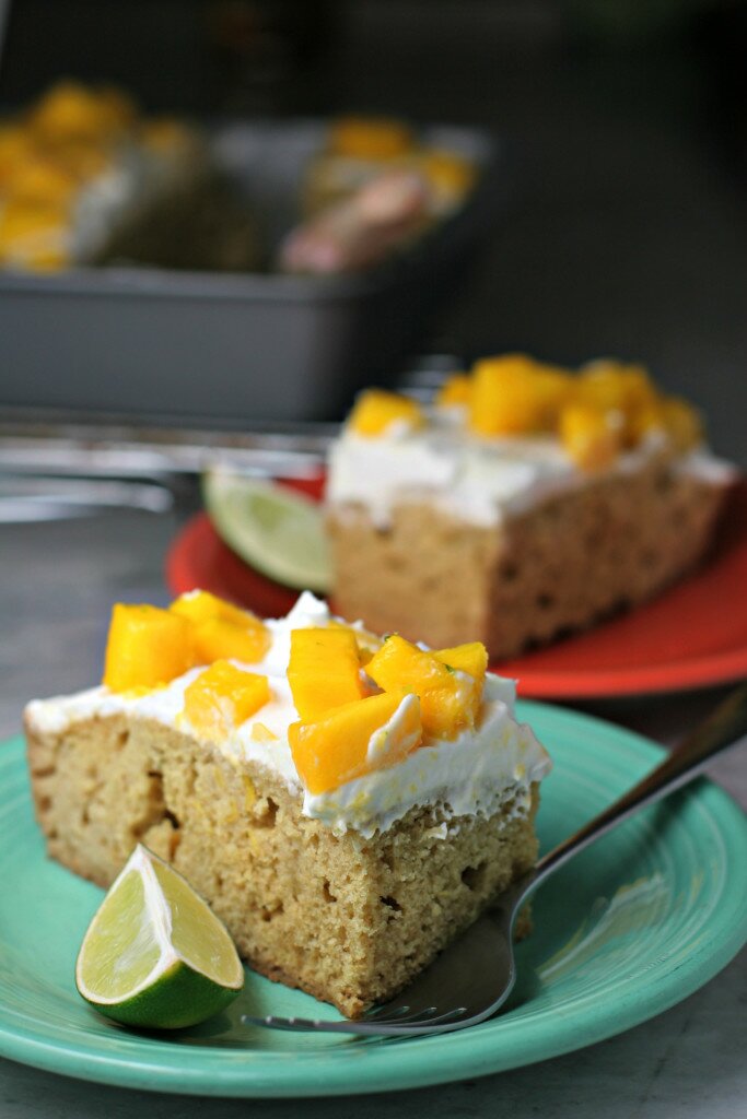 vegan mango lime tres leches cake gluten free recipe