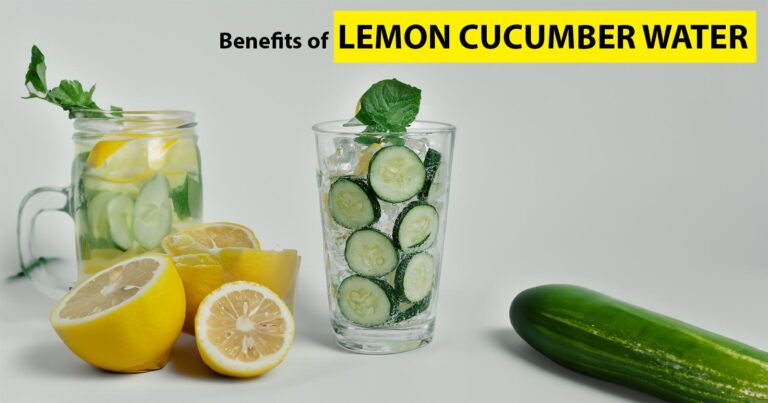 benefits of lemon cucumber water